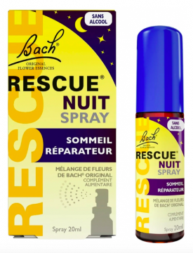 RESCUE - Bach nuit spray sommeil r&eacute;parateur 20 ml
