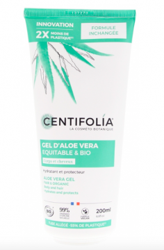CENTIFOLIA - Gel d'aloé vera bio corps et cheveux 200ml