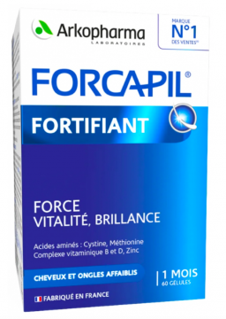 ARKOPHARMA - Forcapil cheveux et ongles 60 g&eacute;lules