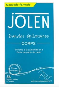 JOLEN - Bandes épilatoires corps 36 bandes
