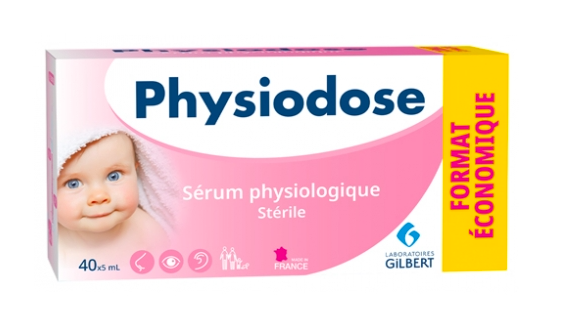 PHYSIODOSE - Sérum physiologique stérile 40 unidoses de 5 ml