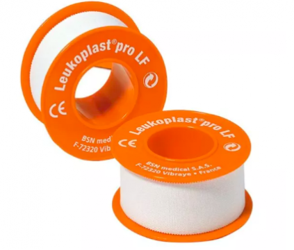 BSN M&Eacute;DICAL - LEUKOPLAST PRO LF 5m x 2cm non perfor&eacute; sparadrap tr&egrave;s adh&eacute;sif tiss&eacute;