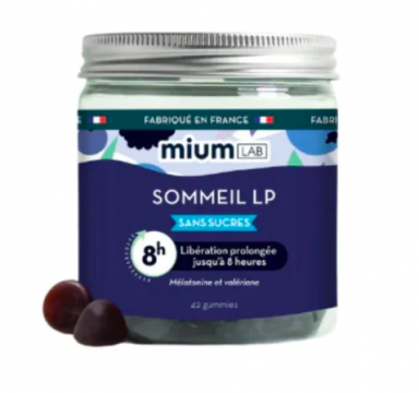MIUM LAB - Gummies sommeil libération prolongée sans sucres 42 gummies