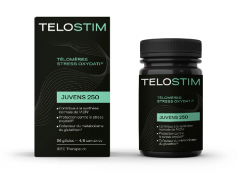 TELOSTIM - JUVENS 250 - Télomères Stress Oxydatif 56 gélules