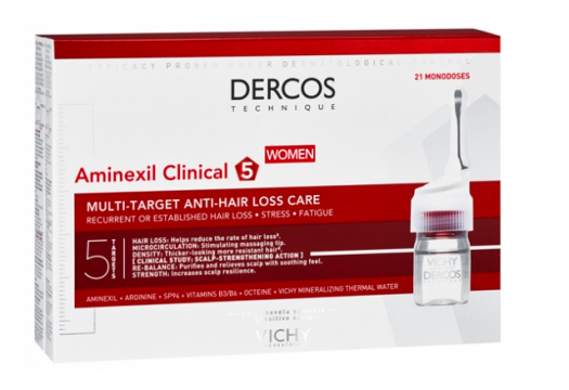 DERCOS - Aminexil Clinical 5 femme 21 monodoses