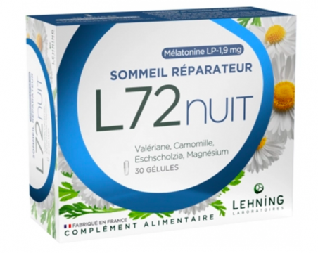 LEHNING - L72 nuit sommeil r&eacute;parateur 30 g&eacute;lules