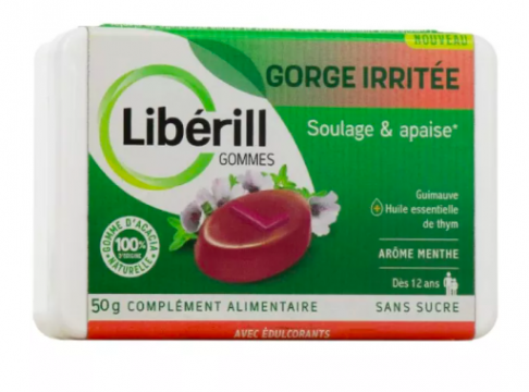 LIBERILL - Gorge irritée gommes 50 g