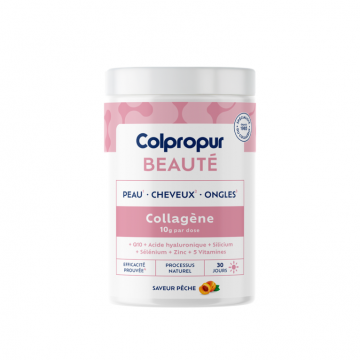 COLPROPUR - Beaut&eacute; collag&egrave;ne peau cheveux ongles saveur p&ecirc;che 306 g