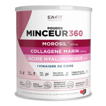 EAFIT MINCEUR 360 - Morosil, Collag&egrave;ne Marin, Acide Hyaluronique, Poudre 275g