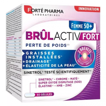 FORT&Eacute; PHARMA - Br&ucirc;leactiv Fort  Femme 50+ Perte de Poids 50 g&eacute;lules