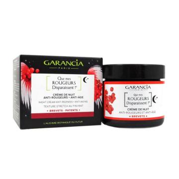 GARANCIA -  QUE MES ROUGEURS DISPARAISSENT Creme de nuit anti-rougeurs +anti-age 50ml