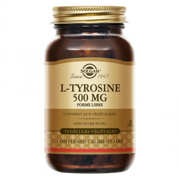 SOLGAR - L-Tyrosine 500mg - 50 gélules végétales