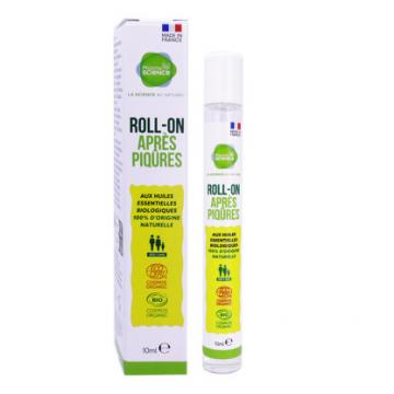 PHARMASCIENCE - Roll-On Apr&egrave;s Piq&ucirc;res aux huiles essentielles biologiques 10ml