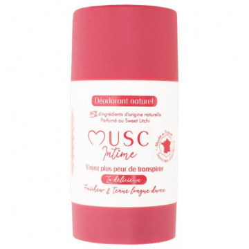 MUSC INTIME - D&eacute;odorant Naturel Sweet Litchi 50g