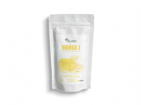 VALEBIO - Omega 3 Premium - Cerveau Vision Coeur 60 g&eacute;lules