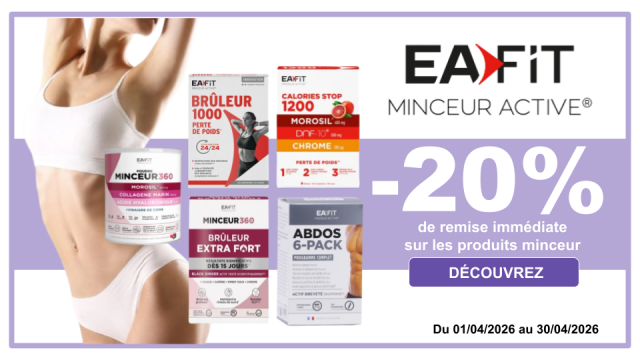 EAFIT -20% de remise imm&eacute;diate sur les produits Minceur Active
