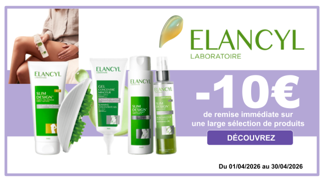 ELANCYL -10&euro; de remise imm&eacute;diate sur une large s&eacute;lection de produits
