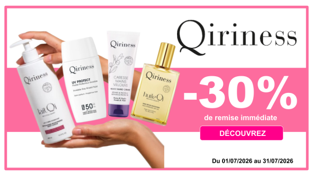 QIRINESS -30% de remise imm&eacute;diate