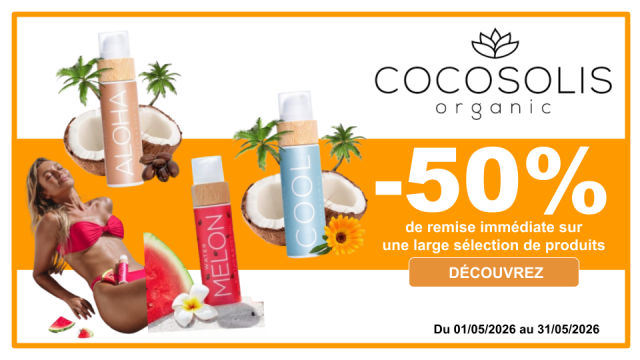 COCOSOLIS -50% de remise immédiate sur une large sélection de produits