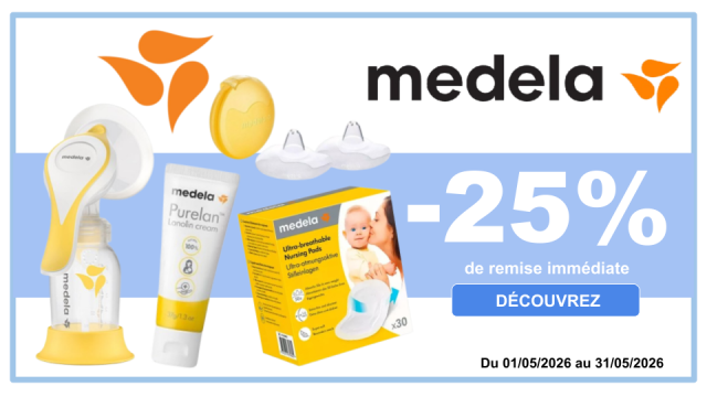 MEDELA -25% de remise imm&eacute;diate