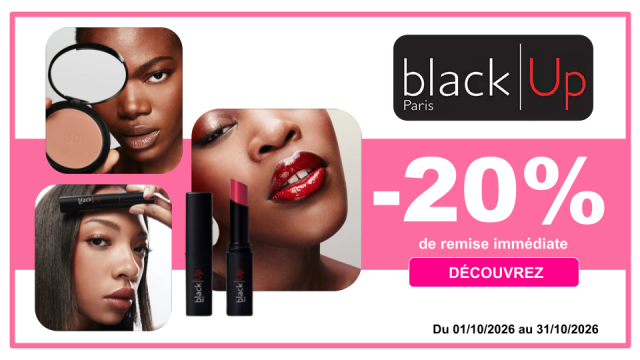 BLACK UP -20% de remise imm&eacute;diate