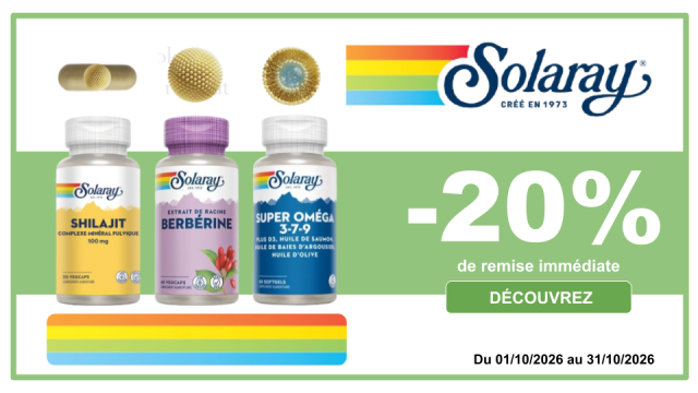 SOLARAY -20% de remise imm&eacute;diate