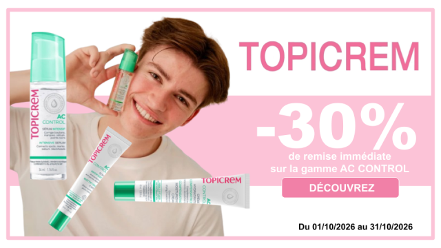 TOPICREM -30% de remise imm&eacute;diate sur la gamme AC Control