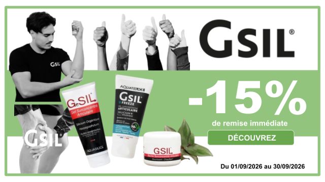 GSIL -15% de remise imm&eacute;diate