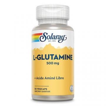 SOLARAY - L-Glutamine 500mg 50 capsules v&eacute;g&eacute;tales
