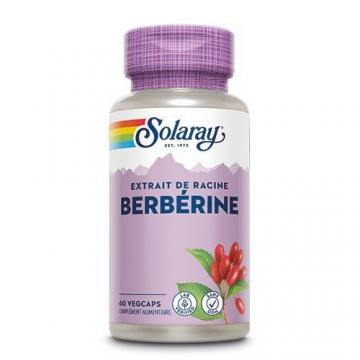 SOLARAY - Berb&eacute;rine - Extrait de Racine 60 capsules v&eacute;g&eacute;tales