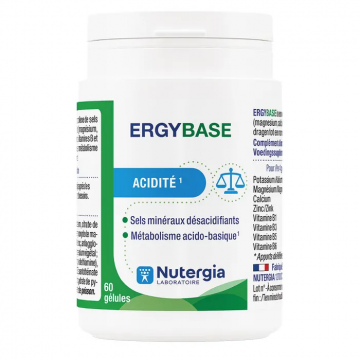 NUTERGIA - ERGYBASE - Acidité 60 gélules