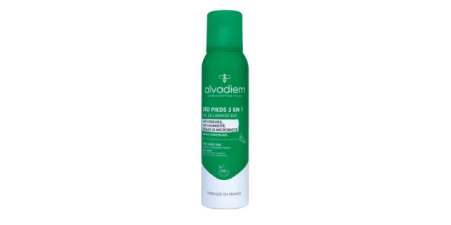 ALVADIEM - D&eacute;odorant Pieds 3 en 1 spray 100ml