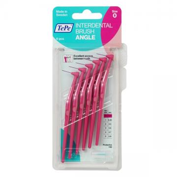 TEPE - BROSSETTES INTERDENTAIRES ANGLE taille 0 rose