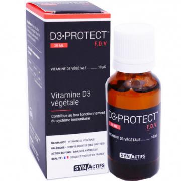 SYNACTIFS - D3.PROTECT - Vitamine D3 v&eacute;g&eacute;tale 20ml