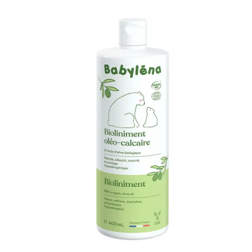 BABYLENA - Bioliniment Ol&eacute;o-Calcaire &agrave; l'huile d'olive Bio 400ml