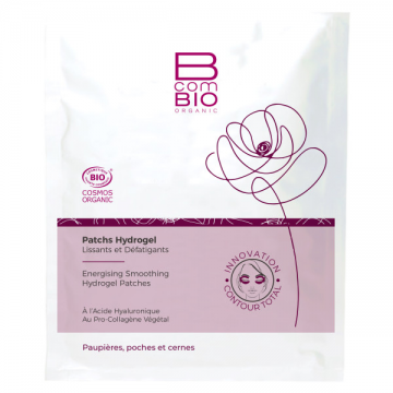 BCOMBIO - Patchs Hydrogel Lissants et D&eacute;fatigants, Paupi&egrave;res Poches et Cernes x 2 unit&eacute;s