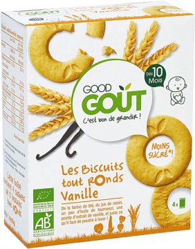 GOOD GOUT - BISCUITS tout ronds vanille 80g