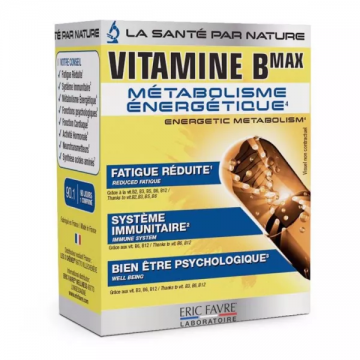 ERIC FAVRE - VITAMINE B MAX - Métabolisme Énergétique 90 comprimés