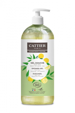CATTIER - Gel douche th&eacute; matcha yuzu bio 1L