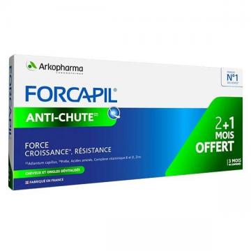 FORCAPIL ANTI-CHUTE - 2 mois + 1 offert 90 comprimes