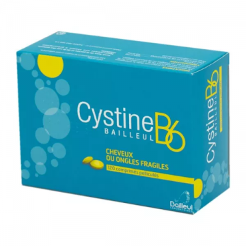 CYSTINE BAILLEUL B6 - Cheveux et ongles fragiles 120 comprim&eacute;s