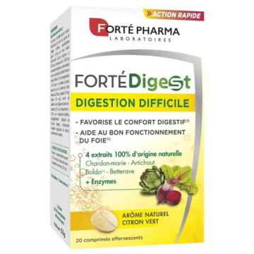 FORTÉ DIGEST - Digestion Difficile - 20 comprimés effervescents