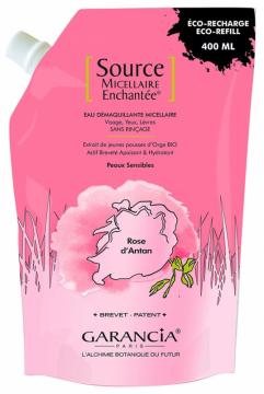 GARANCIA - SOURCE MICELLAIRE ENCHANTEE Eau demaquillante Rose d'Antan 400ml