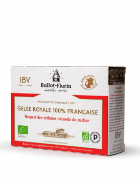 BALLOT-FLURIN - Pr&eacute;paration dynamis&eacute;e Bio Gel&eacute;e Royale 100% fran&ccedil;aise 10 ampoules x 10ml