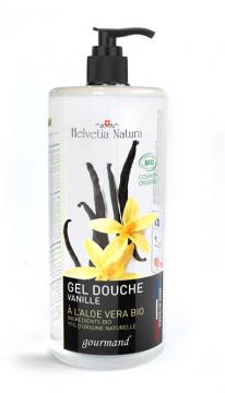 HELVETIA - Gel douche vanille aloe vera bio 1l