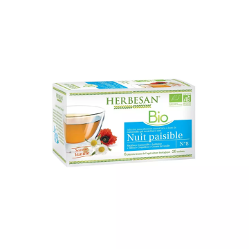 HERBESAN - Infusion Bio Nuit Paisible 20 sachets