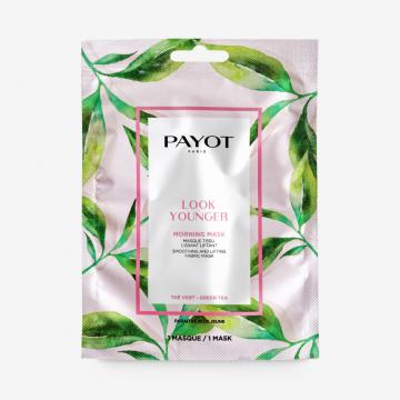 PAYOT - Look Younger Morning Mask - Masque visage tissu lissant liftant thé vert 19ml