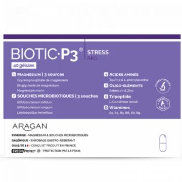 ARAGAN - BIOTIC P3 - Stress - 40 gélules