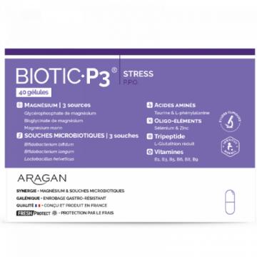 ARAGAN - BIOTIC P3 - Stress - 40 g&eacute;lules