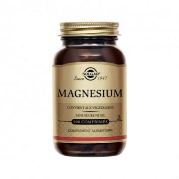 SOLGAR - Magn&eacute;sium Bisglycinate - 100 tablettes